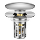 Universal Pop-Up Sink Drain Stopper with Strainer