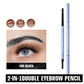Double-Ended Waterproof Angled Eyebrow Pencil