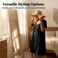 Women's Casual Loose Fit Short Sleeve Dress