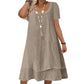 Women's Casual Loose Fit Short Sleeve Dress