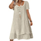 Women's Casual Loose Fit Short Sleeve Dress