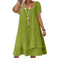 Women's Casual Loose Fit Short Sleeve Dress