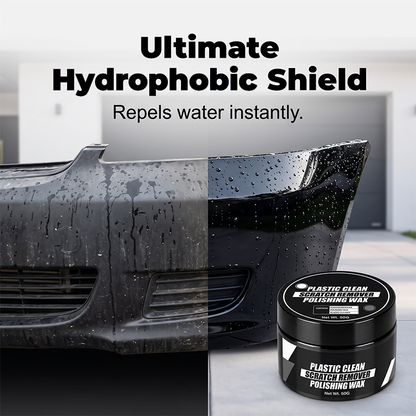 Car Plastic Scratch Remover and Restorer Wax with Sponge