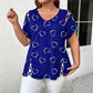 🎉 LIMITED TIME 50% OFF! 👚 Cutout V-Neck Tee – Effortless Side-Tie Chic 🌸
