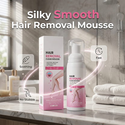 🏆 Last Day Special Price £8.99 ! 🔥Buy 2 Get 1 Free🎁Silky-Smooth Hair Removal Cream and mousses