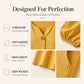 Women's Casual V-Neck Maxi Dress with Puff Sleeve