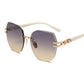 Statement Rimless Sunglasses