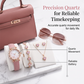 Women's 5-Piece Watch Jewelry Set