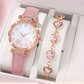 Women's 5-Piece Watch Jewelry Set