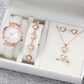 Women's 5-Piece Watch Jewelry Set