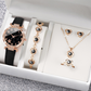 Women's 5-Piece Watch Jewelry Set
