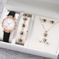 Women's 5-Piece Watch Jewelry Set