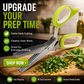 5-Blade Stainless Steel Herb Scissors with Protective Sheath