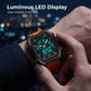 Men's Dual Display Sports Watch with Luminous Dial