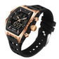 Men's Dual Display Sports Watch with Luminous Dial