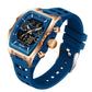 Men's Dual Display Sports Watch with Luminous Dial