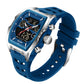 Men's Dual Display Sports Watch with Luminous Dial