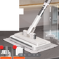 Hands-Free Flat Mop with Universal Cloth Clamp