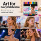 24-Color Face & Body Glitter Marker Set with Dual Tips