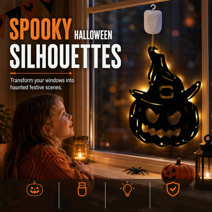 🎃✨Halloween Silhouette Hanging Lights✨🦇