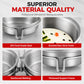 3-in-1 Stainless Steel Egg Poacher Mold