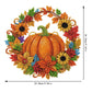 ⏳🔥LIMITED-TIME 50% OFF! ⏰🍂 Autumnal Pumpkin Wreath Diamond Painting Hanging Decor, Complete DIY Kit