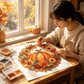 ⏳🔥LIMITED-TIME 50% OFF! ⏰🍂 Autumnal Pumpkin Wreath Diamond Painting Hanging Decor, Complete DIY Kit