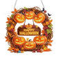 ⏳🔥LIMITED-TIME 50% OFF! ⏰🍂 Autumnal Pumpkin Wreath Diamond Painting Hanging Decor, Complete DIY Kit
