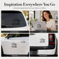 Spanish Inspirational Quote Car Sticker