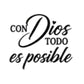 Spanish Inspirational Quote Car Sticker