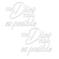 Spanish Inspirational Quote Car Sticker