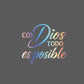 Spanish Inspirational Quote Car Sticker