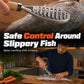 Stainless Steel Fish Scaler with Wooden Handle