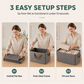 Foldable Storage Basket with Handles
