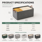 Foldable Storage Basket with Handles