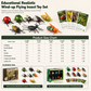 Wind-Up Winged Insect Simulation Toy Set with Educational Cards
