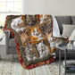 🐱 Cozy Pick | Sleeping Cats Flannel Blanket
