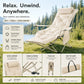 🪑 4-Position Folding Recliner Chair + Leg Rest