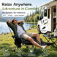 🪑 4-Position Folding Recliner Chair + Leg Rest
