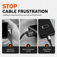 ⚡ 100W-Rated 90° USB-A to USB-C Cable – Game & Charge