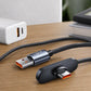 ⚡ 100W-Rated 90° USB-A to USB-C Cable – Game & Charge