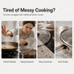 🍲 Splash-Proof Pot Lid – Stainless Steel & Glass Cooking Shield, 30–36cm