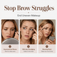 ✨ Eyebrow Stamp Powder Kit – 3 Brow Shapes, 3 Shades, 6g