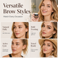 ✨ Eyebrow Stamp Powder Kit – 3 Brow Shapes, 3 Shades, 6g