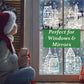 Christmas Village Window Cling Set
