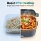 🍱 Electric Heated Lunch Box – Stainless Steel Tray, Multi-Plug