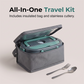🍱 Electric Heated Lunch Box – Stainless Steel Tray, Multi-Plug