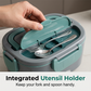 🍱 Electric Heated Lunch Box – Stainless Steel Tray, Multi-Plug