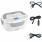 🍱 Electric Heated Lunch Box – Stainless Steel Tray, Multi-Plug