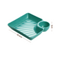 🍟 Snack Plate with Dip Cup – 18.3cm Divided Serving Tray